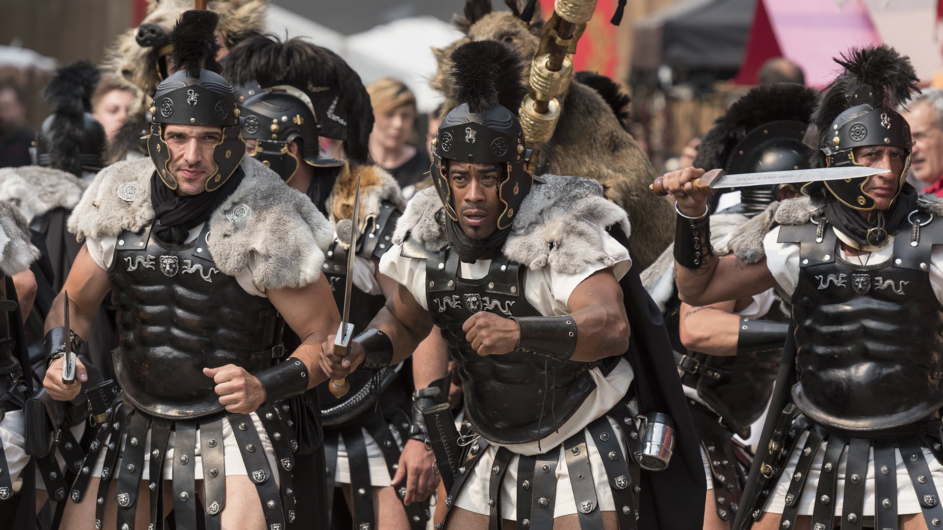 Recriação de legionários romanos pela Cryseia